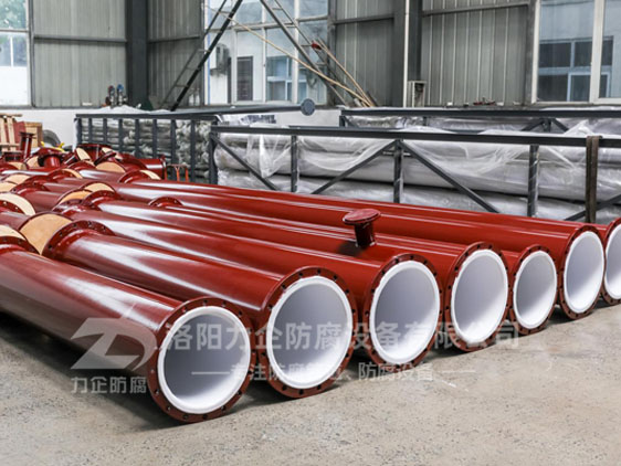 介質含固體顆粒時，鋼襯四氟管道使用時內襯磨損情況分析